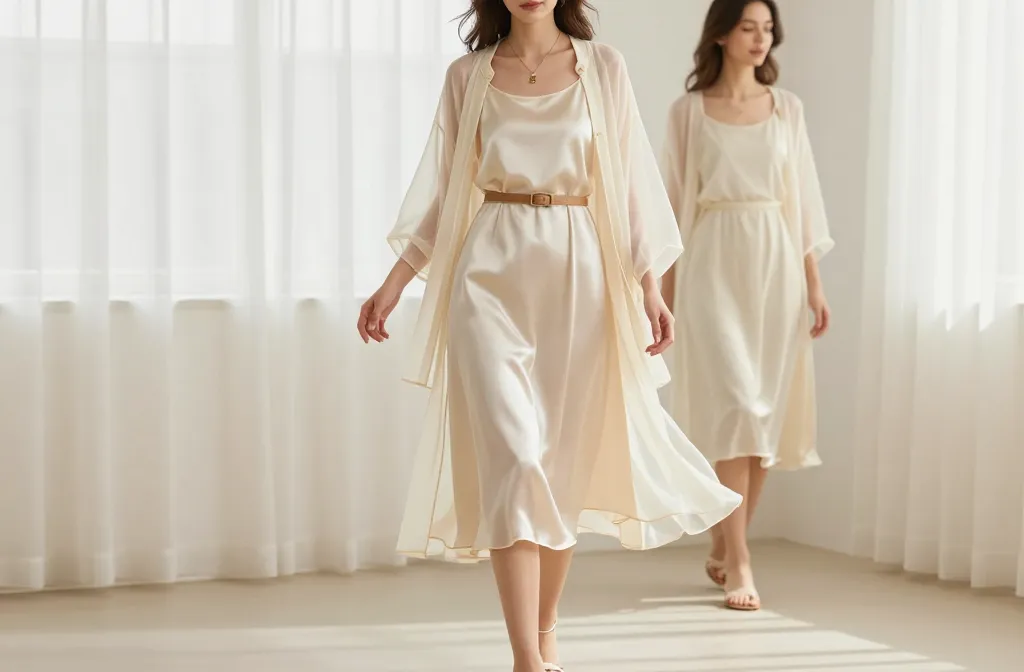 Elegant Sheer Layering Ideas for Warm Weather: Chic & Airy Looks