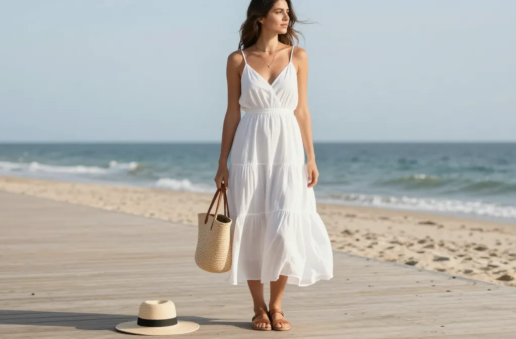 8 Cute Summer Outfits Styled with White Sun Dresses You’Ll Love