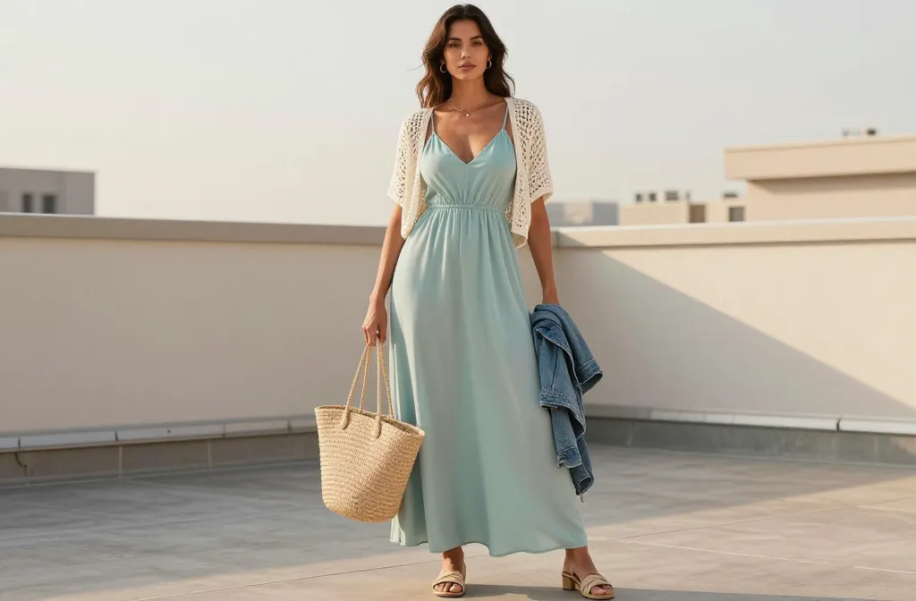 Sizzle: 8 Summer Fits Styled with Lightweight Maxi Dresses in Style