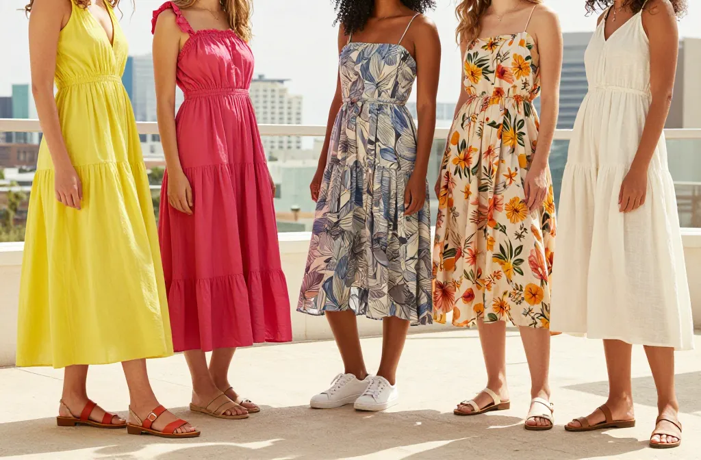 8 Sundresses Outfit Ideas for Warm Weather Days: Sunshine Looks
