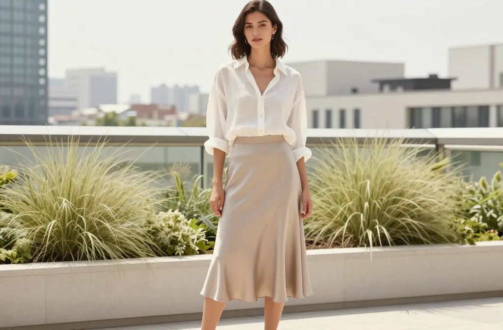 10 Cute Summer Outfit Ideas Using Neutral Skirts for Every Day