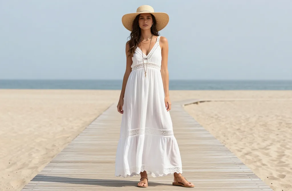 8 Summer Boho Chic Maxi Dress Outfits You’Ll Love: Sunlit Styles