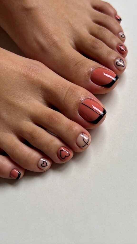 Coral Reef Matte with Gloss Tips