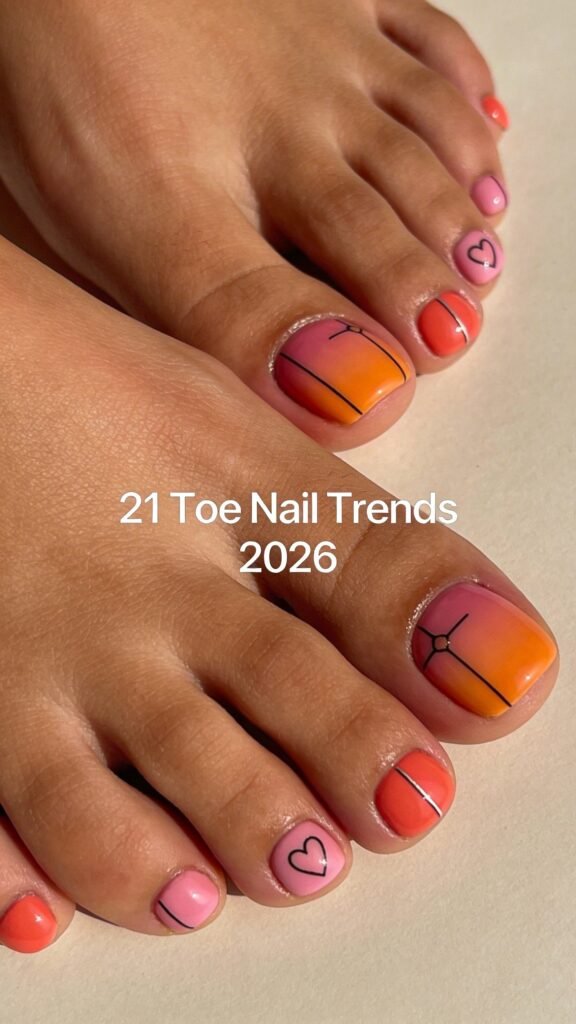 Sunset Gradient Pedis