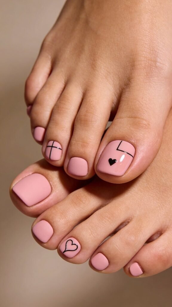 Powder Puff Pink with a Matte Finish