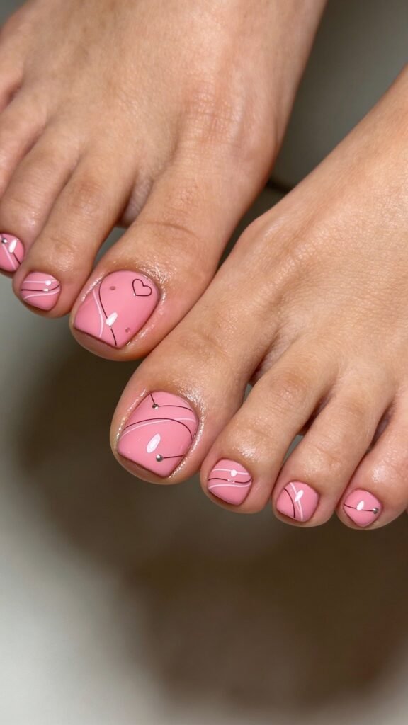 Powder Puff Pink with a Matte Finish