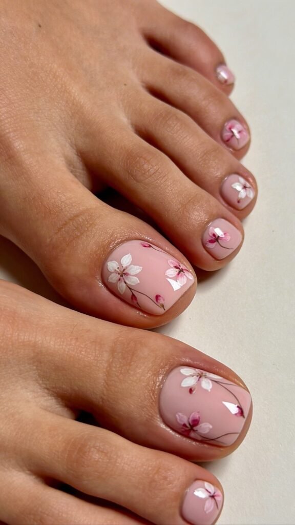 Floral Bets: Tiny Petals on Pink