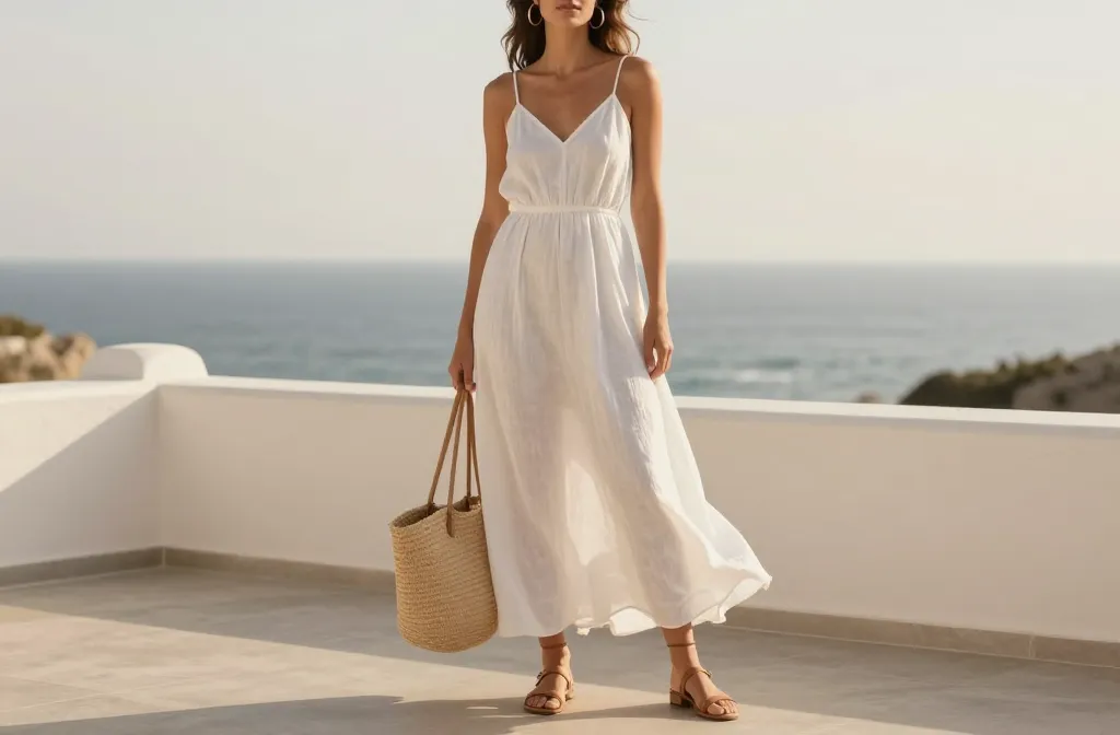 10 White Summer Dress Outfits: Chic Hot-Day Looks