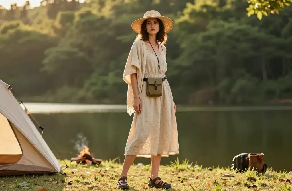 9 Camping Outfits for Women Summer Adventures Need: Chic & Cool