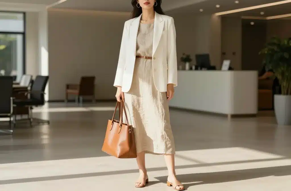 12 Casual Summer Outfits for Work That Are Chic and Comfortable You’Ll Love