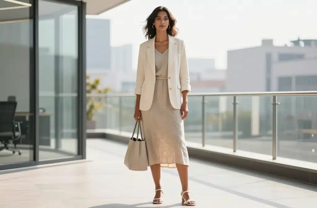 11 Summer Outfits for Work That Stay Cool and Professional: Chic, Chill, Confident