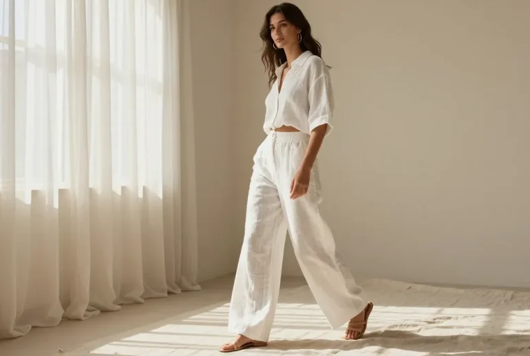 Wide Leg Linen Outfit Ideas Women Love Wearing: Effortless Chic for Summer