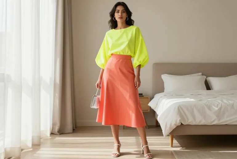 Bold Colour Styling Ideas for Summer Fashion: Neon to Emerald Glow