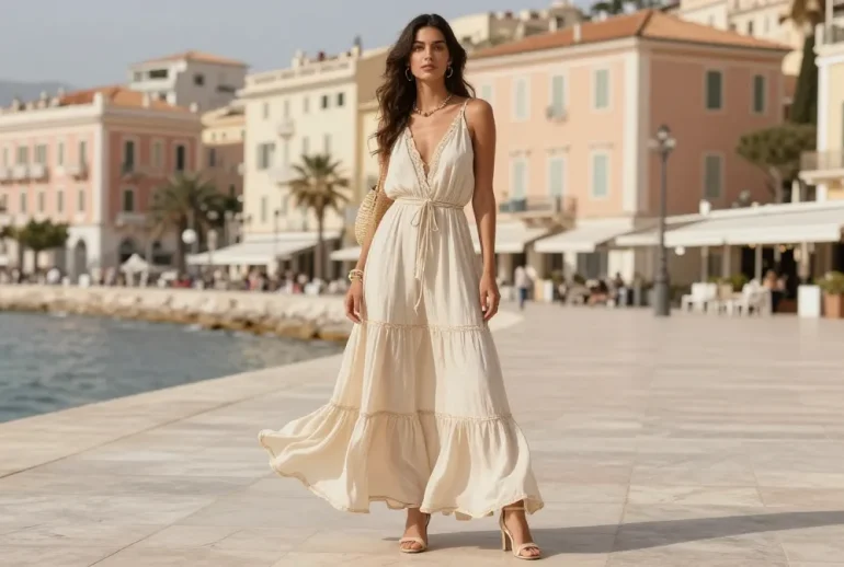 8 European Summer Outfits Styled with Boho Maxi Dresses: Chic & Easy