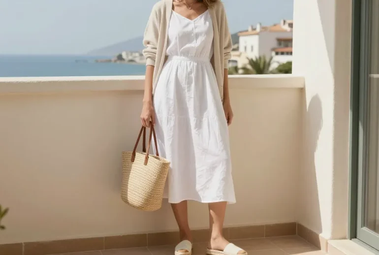 9 European Inspired White Dress Looks You’Ll Love