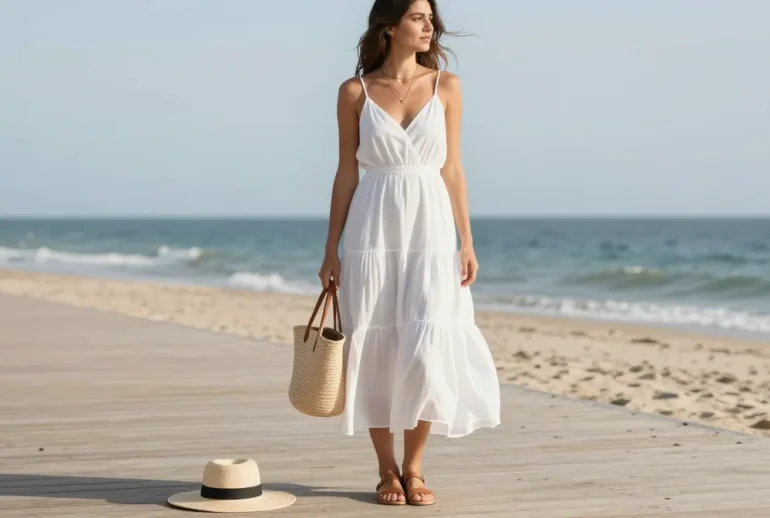 8 Cute Summer Outfits Styled with White Sun Dresses You’Ll Love
