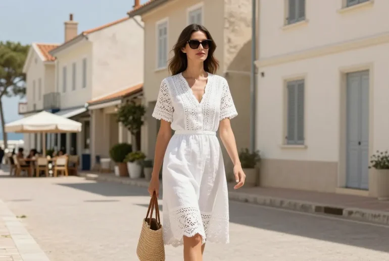 10 Elegant White Dresses for European Summer Style: Chic Picks