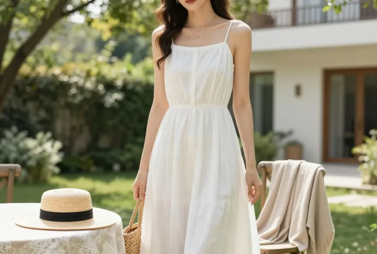 10 Summer Outfits Aesthetic Featuring White Sundresses: Breezy Looks