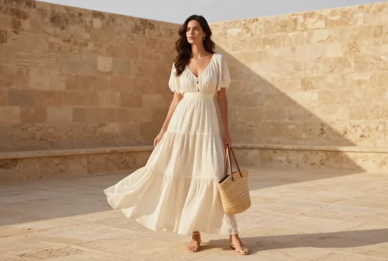 8 Summer Outfits Aesthetic with Romantic Maxi Dresses: I Do This You Do Too