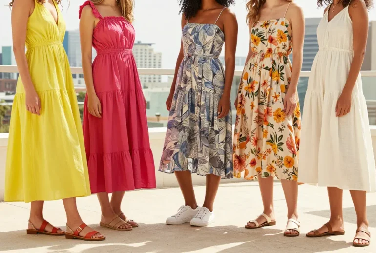 8 Sundresses Outfit Ideas for Warm Weather Days: Sunshine Looks