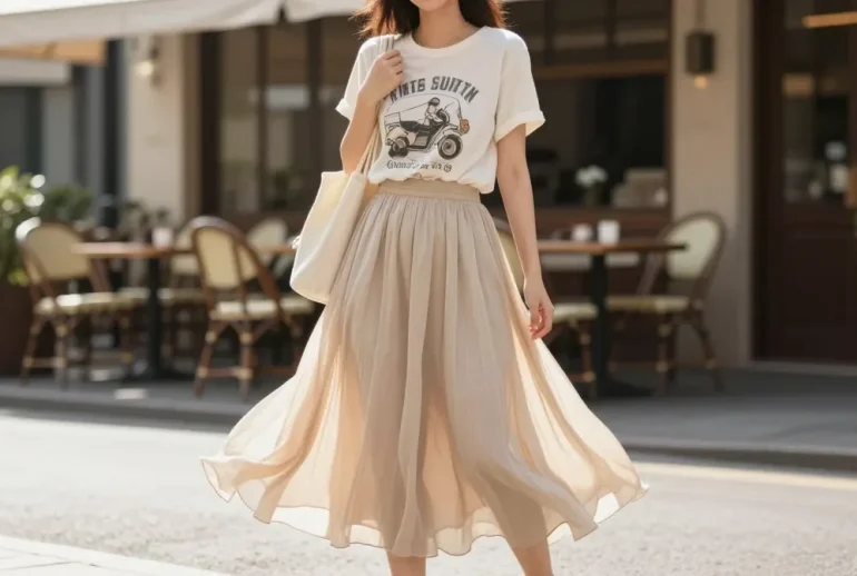 10 Long Skirt Outfit Ideas for Cute Summer Outfits You’Ll Love