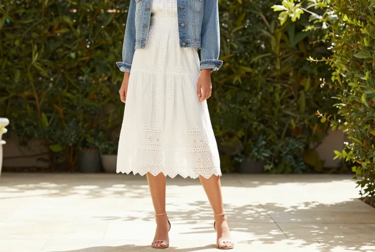 15 Coquette White Dress and Denim Jacket Outfits That Are Totally Dreamy — Dreamy Dressed Up