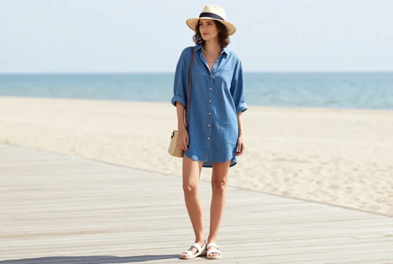 12 Oversized Denim Dress Outfits for the Ultimate Relaxed Summer Vibe: Easy Stylish Picks