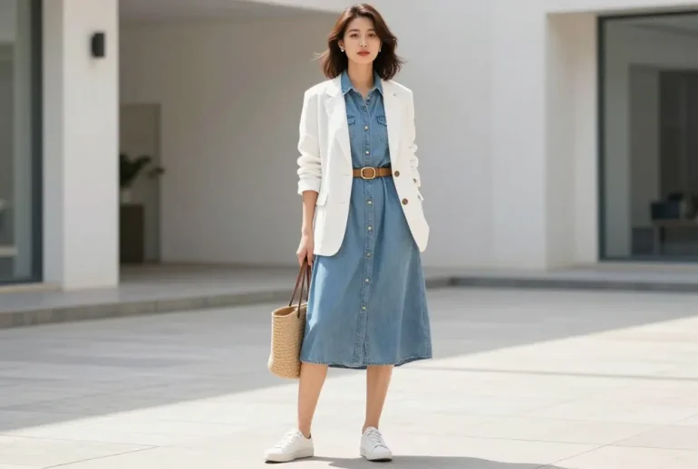 15 Denim Shirt Dress Ideas for a Breezy and Effortless Summer Look: Quick Way to Wow