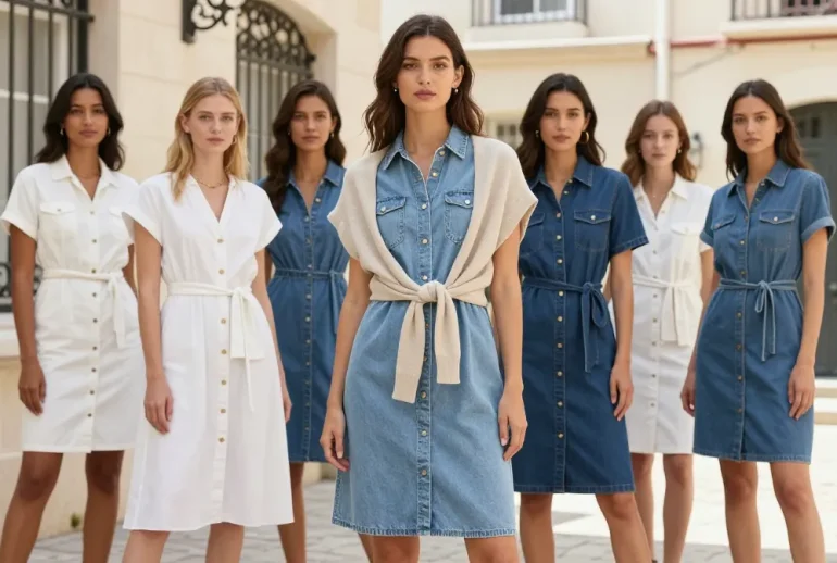 20 Cute Denim Dress Outfits for Every Body Type: Chic Ideas