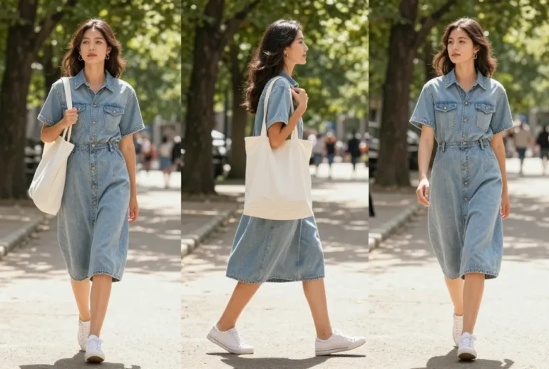 10 Ways to Style a Jean Dress for a Casual Everyday Look You’Ll Love