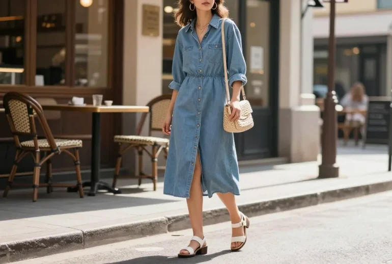 De25 Denim Dress Outfits That Look Effortlessly Chic This Summer: 60-Minute Style Hack