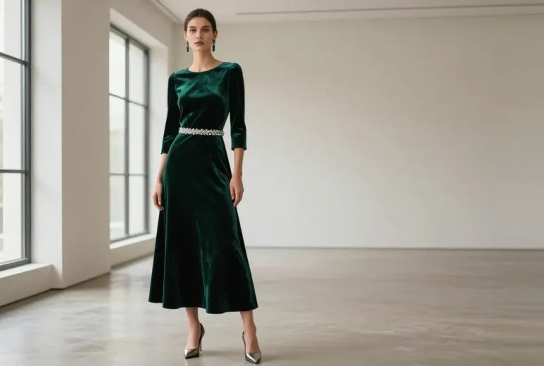 12 Chic Evening Gowns with Sleeves You’Ll Love: Sleek & Stunning
