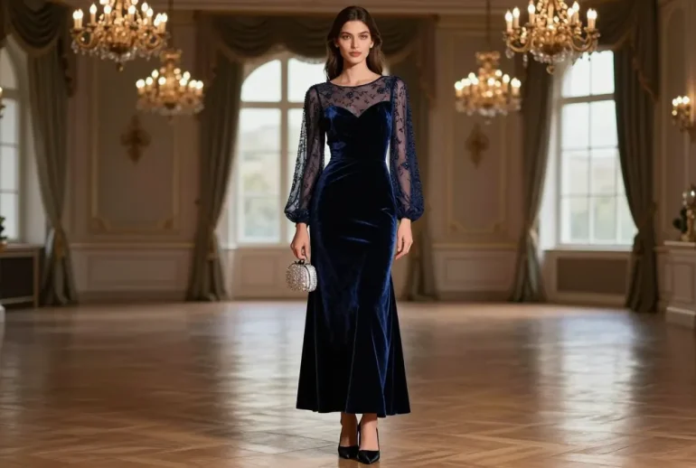 12 Elegant Evening Gowns with Sleeves for Formal Nights You’Ll Love