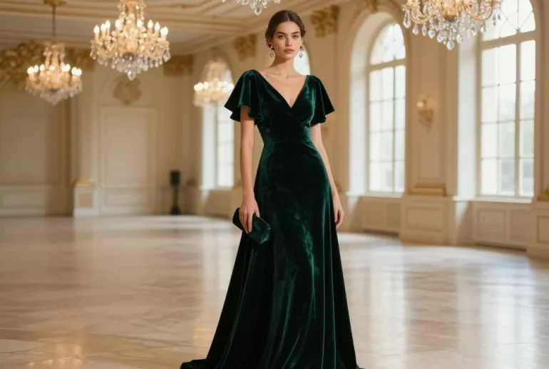 14 Evening Gowns with Sleeves for Elegant Coverage That Wow