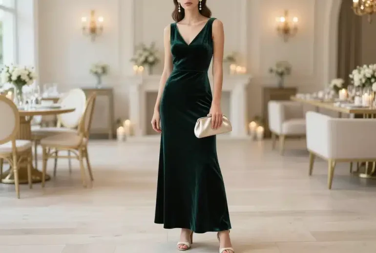 11 Elegant Bridal Guest Dresses for Formal Weddings: Velvet, Lace & More