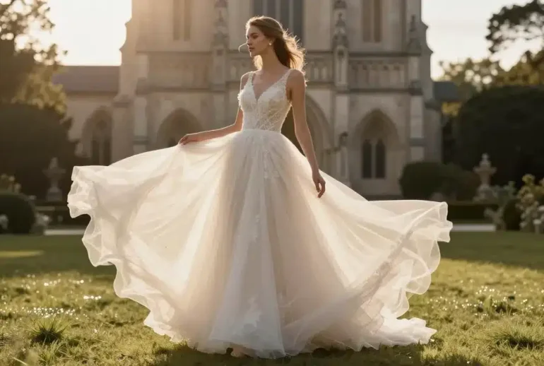 15 Flowing Ethereal Wedding Dresses That Feel Heavenly: Dreamy Gowns