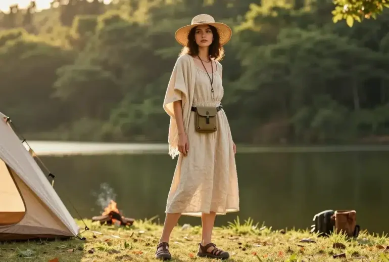 9 Camping Outfits for Women Summer Adventures Need: Chic & Cool
