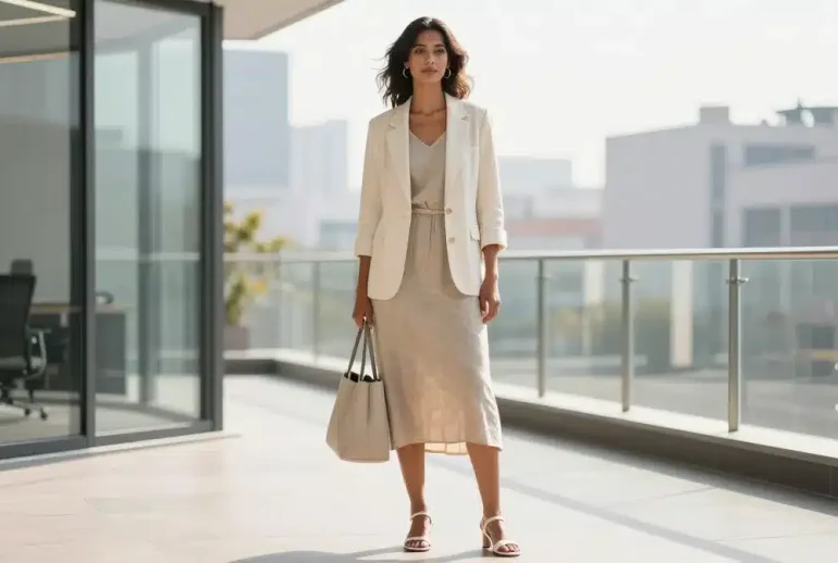 11 Summer Outfits for Work That Stay Cool and Professional: Chic, Chill, Confident
