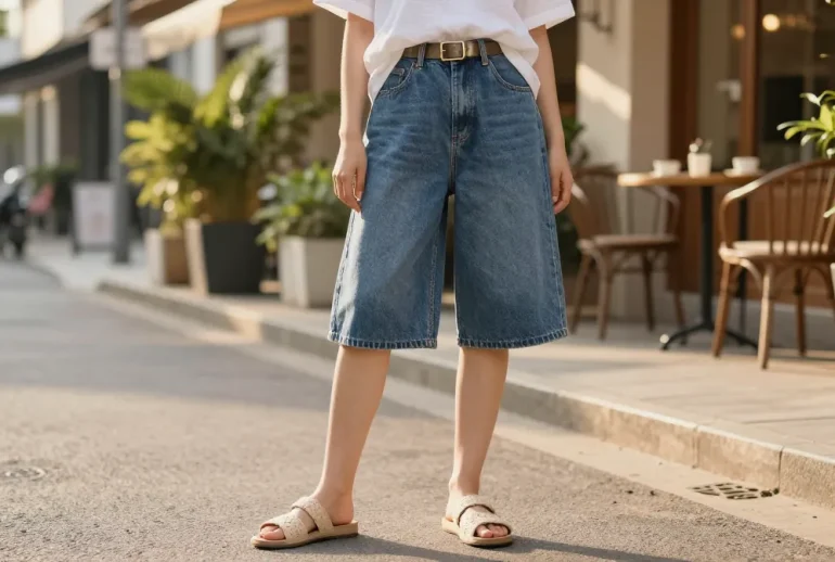 11 Baggy Denim Shorts Outfit Ideas That Feel Cool and Relaxed: Chic Quick Looks