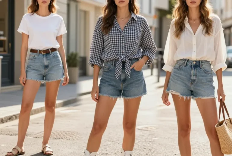 10 Denim Shorts Outfit Ideas You'Ll Want to Save Instantly: Must-See Styles
